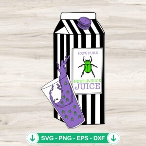 100% Pure Beetlejuice Juice SVG file for cutting machines