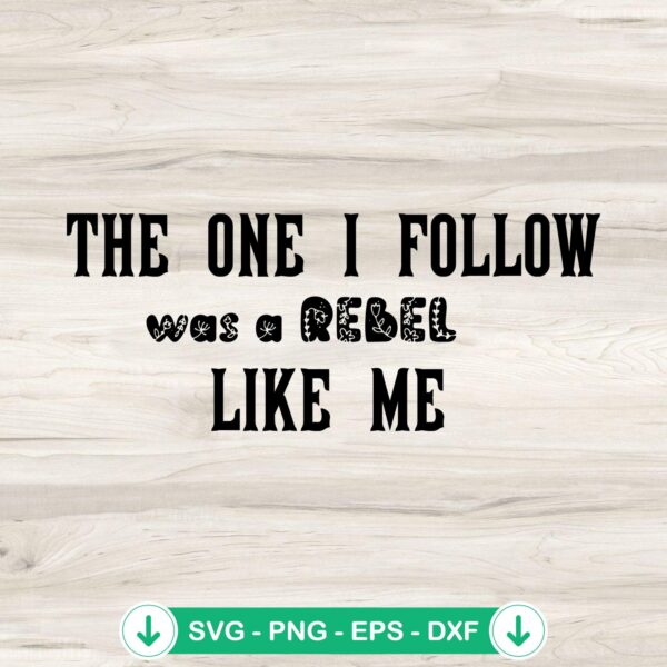 Anne Wilson SVG file for Cricut and cutting file Rebels