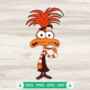 Anxiety Inside Out 2 svg file for cutting machines and crafts