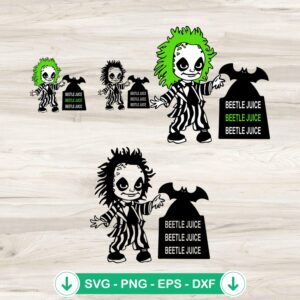 Baby Beetlejuice SVG file, cricut svg, cutting file
