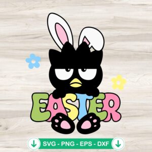 Badtz Maru Bunny Easter SVG file for cricut, cut file