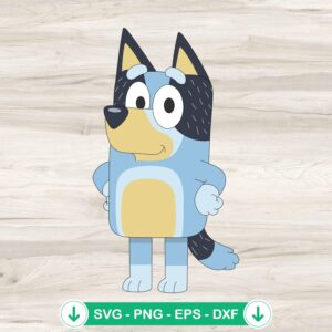 Bandit Heeler svg file for Cricut cutting machine