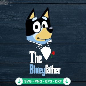Bandit Heeler SVG file, Bluey Dog father cutting file, cricut svg