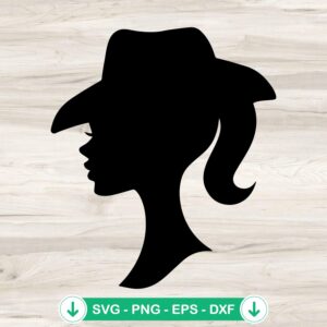 Barbie Doll Cowboy SVG file for cutting machines