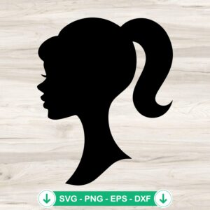 Barbie Doll Vector SVG file for cricut svg cutting file