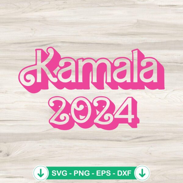 Barbie Kamala Harris 2024 SVG file for Cricut and cutting projects