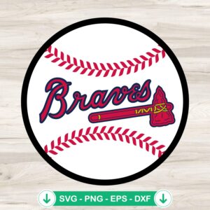Baseball Atlanta Braves SVG file for cutting machines