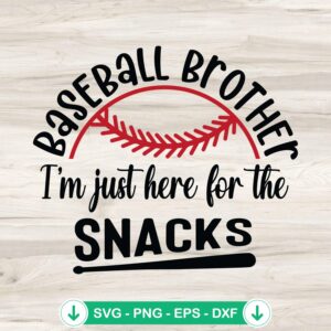 Baseball Brother SVG file, cricut cut file for DIY projects