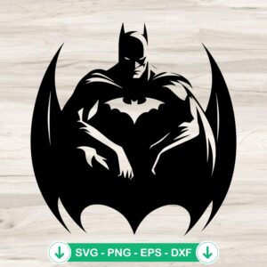 Batman Caped Crusader SVG file for Cricut cutting machines