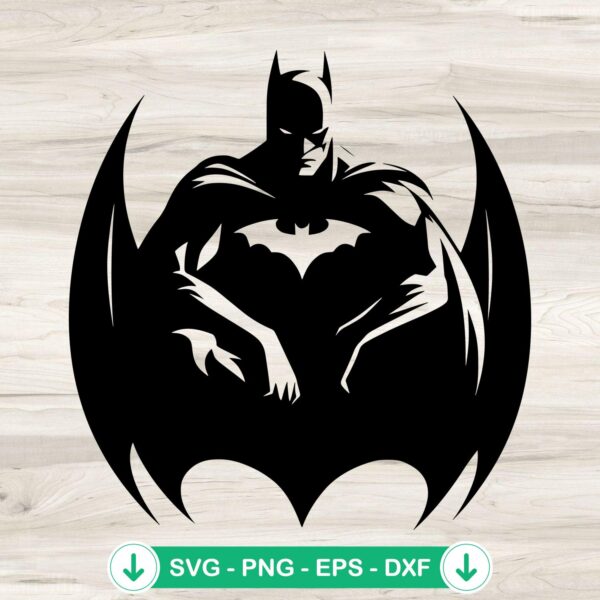 Batman Caped Crusader SVG file for Cricut cutting machines