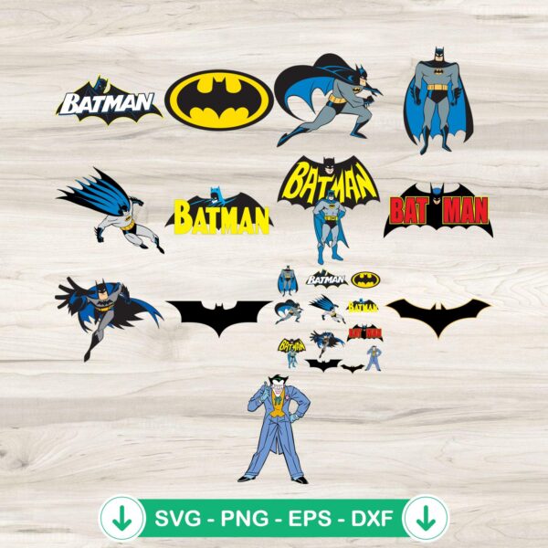 Batman SVG file bundle, cricut svg cutting file