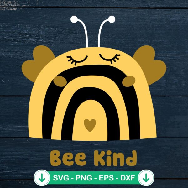 Bee Kind svg file for Cricut and Silhouette cutting file