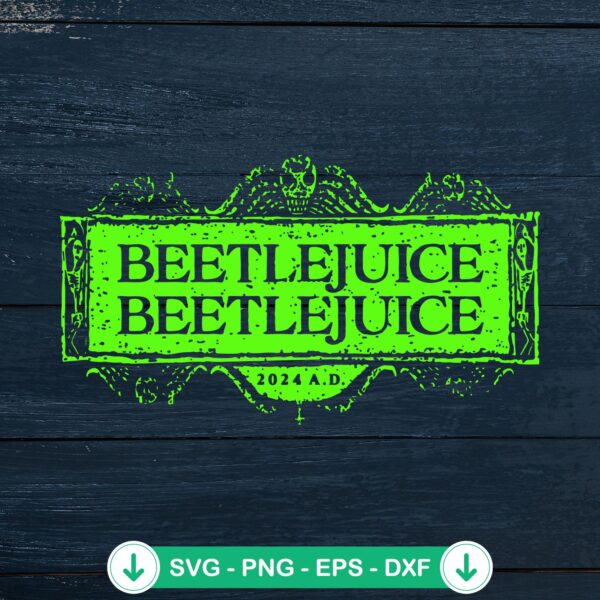Beetlejuice 2024 svg file for Cricut and cutting machine