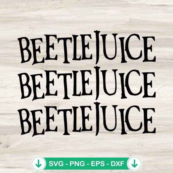 Beetlejuice SVG file for Cricut cutting machine