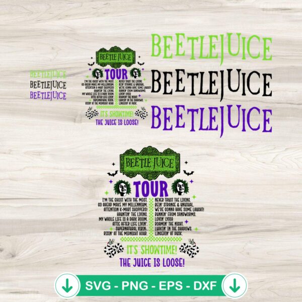 Beetlejuice SVG file for Cricut, cutting file for shirts