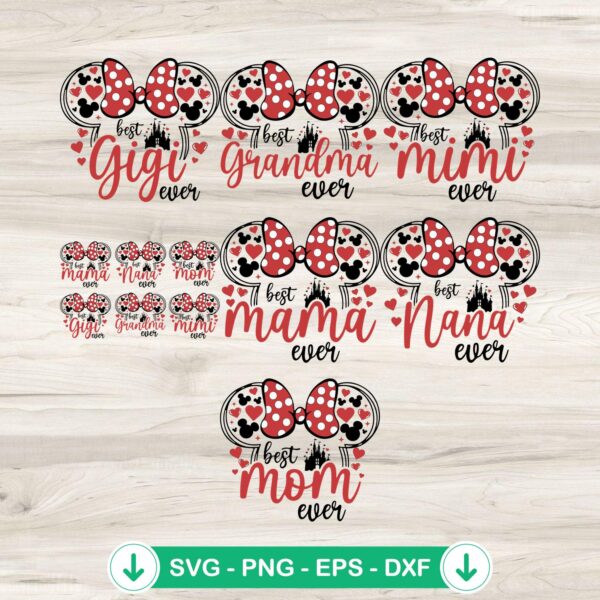 Best Mama Ever Bundle SVG file for Cricut and cutting machines