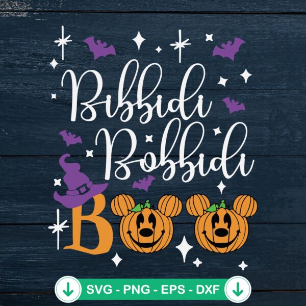 Bibbidi Bobbidi Boo SVG file - Disney Halloween cutting file