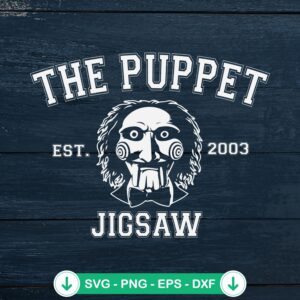Billy the Puppet jigsaw svg file for Cricut cutting file
