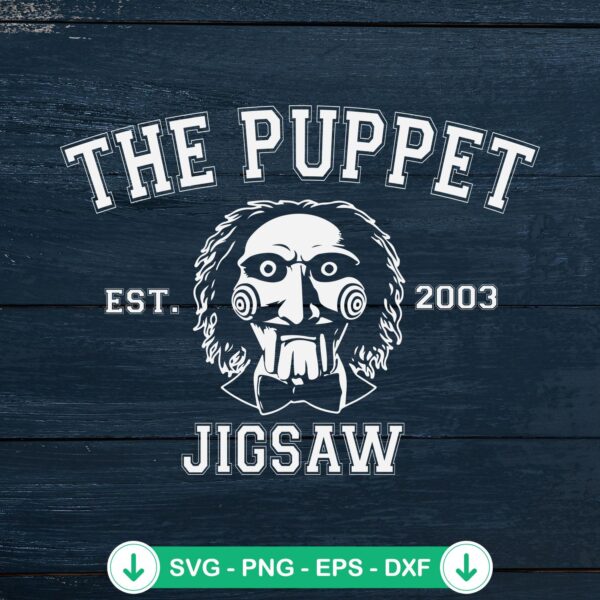 Billy the Puppet jigsaw svg file for Cricut cutting file