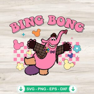 Bing Bong SVG file for Cricut cutting machine