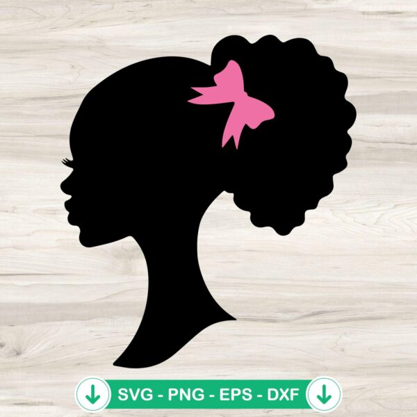 Black Barbie SVG file for Cricut cutting machine