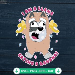 Bluey Aunt Trixie Heeler svg file for Cricut cutting file