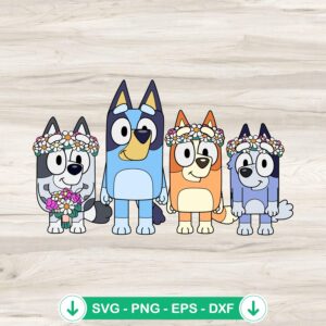 Bluey The Sign 2024 SVG file for Cricut cutting machine
