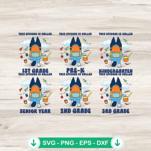 Bluey This Episode Is Called SVG file for Cricut, cut file bundle