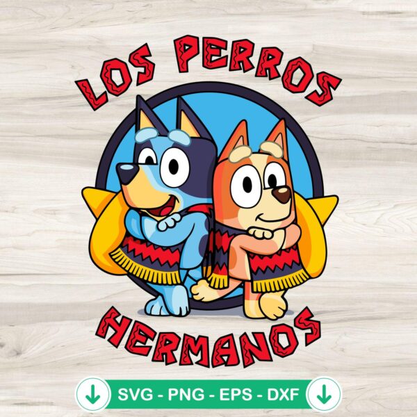 Bluey and Bingo SVG file for cutting machines
