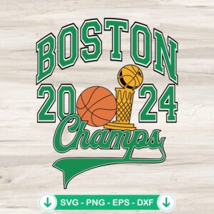 Boston 2024 Champs SVG file for Cricut and cutting projects