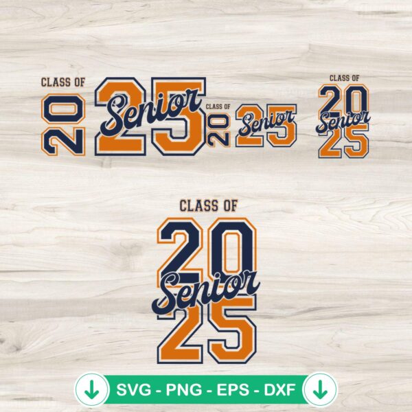 Class Of 2025 Senior SVG file for Cricut, cutting file