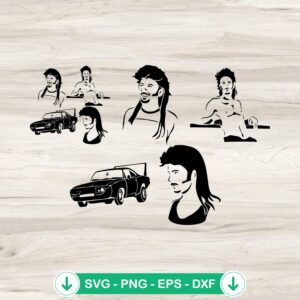 Joe Dirt SVG file for Cricut - cutting file bundle