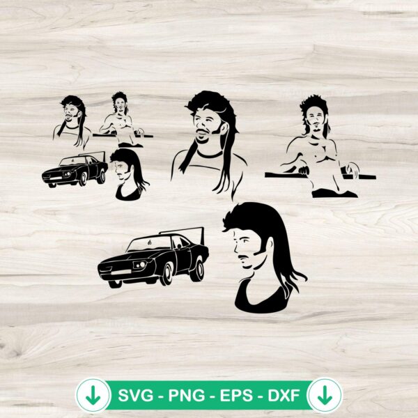 Joe Dirt SVG file for Cricut - cutting file bundle