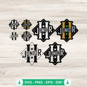 Junior H Logo SVG file for Cricut and Silhouette cutting