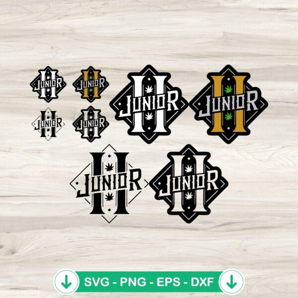 Junior H Logo SVG file for Cricut and Silhouette cutting