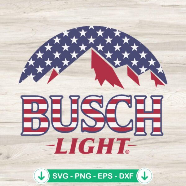 Busch Light 4th of July svg file, cricut svg cut file