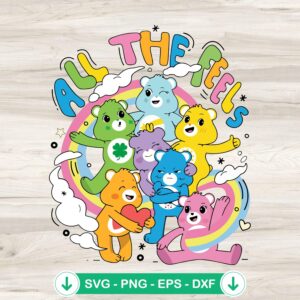 Care Bears SVG file for cutting machines, Cricut SVG