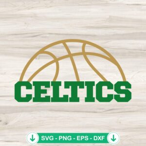 Boston Celtics SVG file for Cricut cutting machine