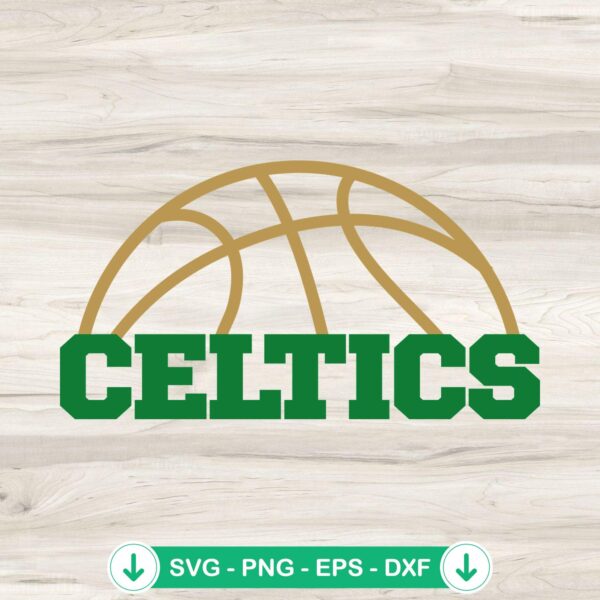 Boston Celtics SVG file for Cricut cutting machine