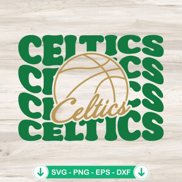 Celtics SVG file for cricut, basketball cutting file