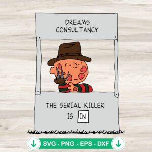 Charlie-Brown-Freddy-Krueger-SVG.jpg Freddy Krueger SVG file, Peanuts Halloween cricut svg cut file
