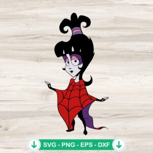 Chibi Lydia Deetz svg file for Cricut cutting machine