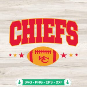 Chiefs svg file for Cricut cutting machine