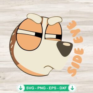 Chilli Heeler Side Eye SVG file for Cricut and cutting machines