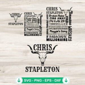 Chris Stapleton SVG file for Cricut and cutting machines