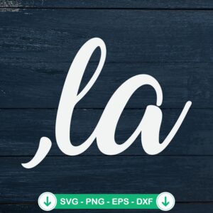 Comma-la Harris 2024 SVG file for cutting machines