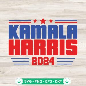 Cricut Kamala Harris 2024 svg file for cutting machine