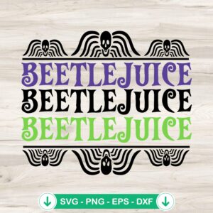 Beetlejuice SVG file for Cricut, cutting file for crafts