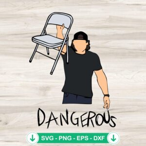 Dangerous Morgan Wallen Chair SVG file for Cricut cutting machine