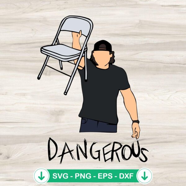 Dangerous Morgan Wallen Chair SVG file for Cricut cutting machine